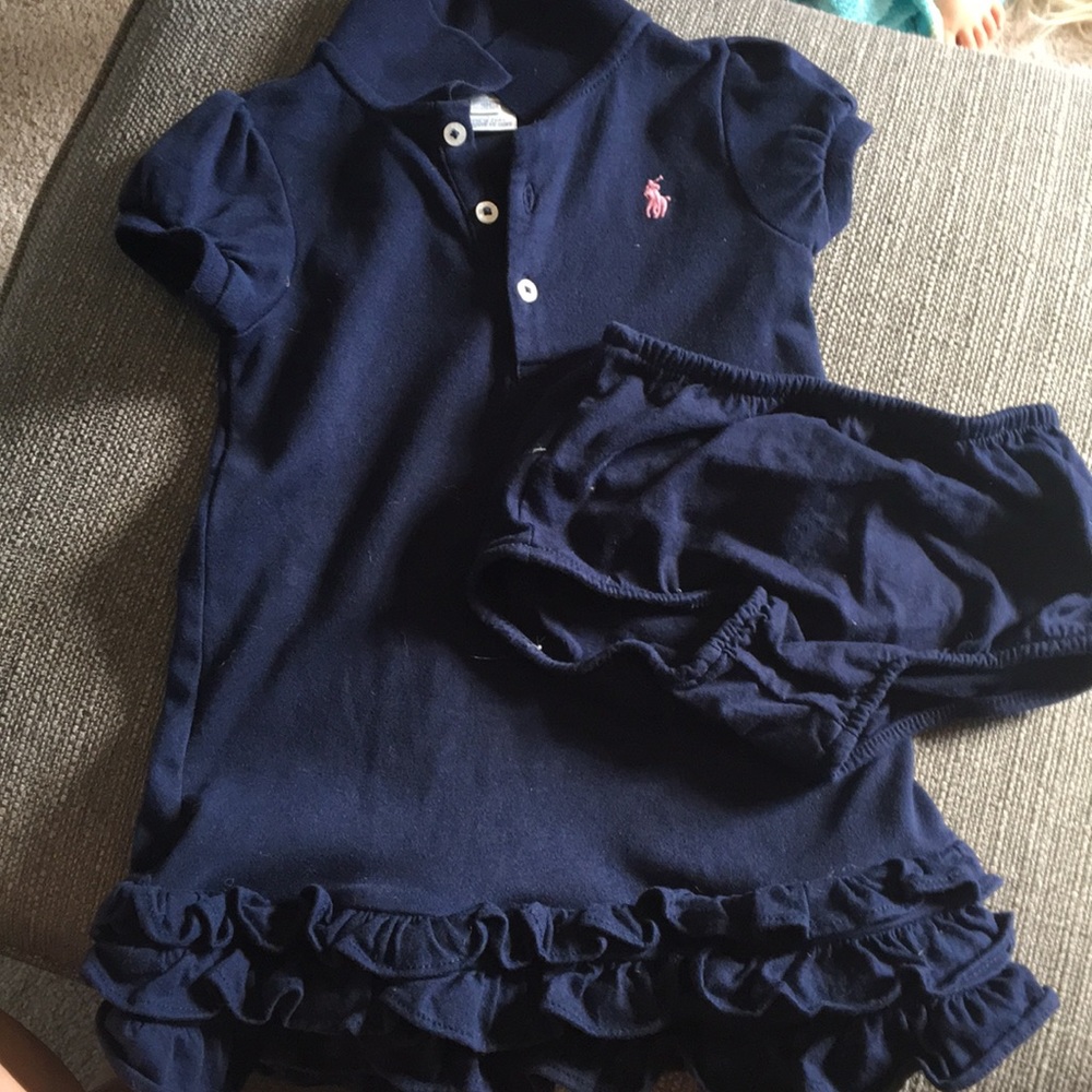 Kids Ralph Lauren dress and bloomers